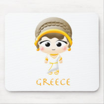 Ancient Greek Girl mousepads