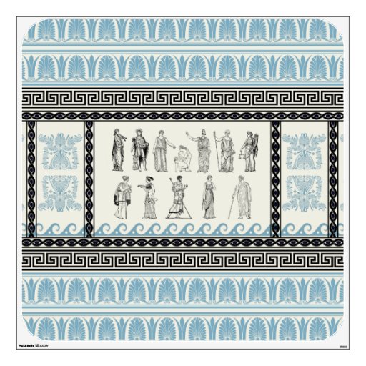 Ancient Greek Gods Goddesses Fine Art Wall Decal Zazzle