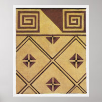 Ancient Greek Marble Mosaic Poster