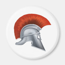 Ancient Greek Warrior Helmet Magnet