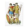 Ancient Greek Warriors Postcard