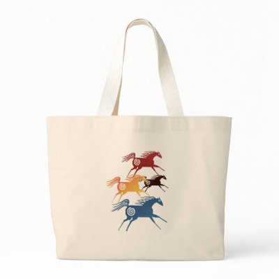 Ancient Horses  Bag by Lotacats