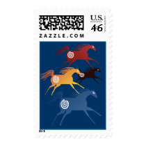 Ancient Horses  Postage