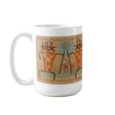 Ancient Hunters Coffee Mugs by ZiaSun