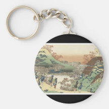 Ancient Japanese Art Keychain