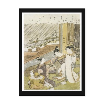 Ancient Japanese Art Postcard by DDMcollections