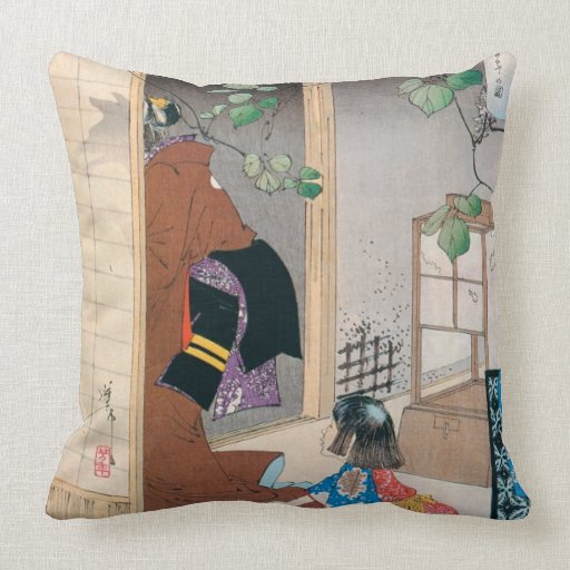 Ancient Japanese Demon Art Pillows