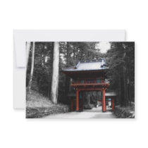 Ancient Japanese Gate Personalized Invitation
