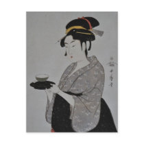 Ancient Japanese Painting circa 1793 Post Card