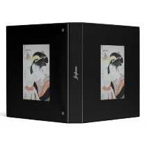Ancient Japanese Painting circa 1796 3 Ring Binders