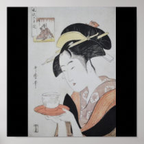 Ancient Japanese Painting circa 1796 Print