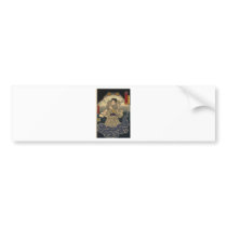 Ancient Japanese Painting of Giant Toad Bumper Stickers