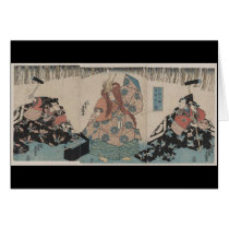 Ancient Japanese Sword Making Ritual circa 1848 Cards