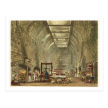 Ancient Kitchen, Windsor Castle, engraved by Willi Post Cards