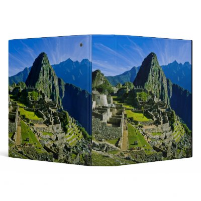 Ancient Machu Picchu, last refuge of the 2 3 Ring Binders by danitadelimont