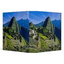 Ancient Machu Picchu, last refuge of the 2 3 Ring Binders