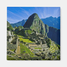 Ancient Machu Picchu, last refuge of the 2 Refrigerator Magnets