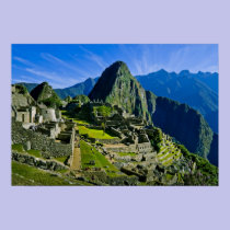 Ancient Machu Picchu, last refuge of the 2 posters
