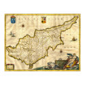 Ancient Map of Cyprus posters