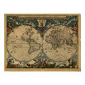 Ancient Map of the World - 1664 print