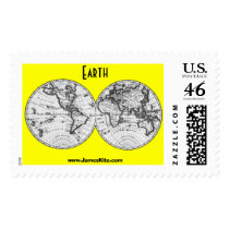 Ancient Map postage by serenitystudios Ancient Map postage