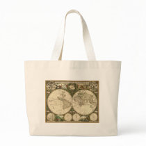 Ancient Map Series Canvas Bags