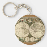Ancient Map Series Key Chain