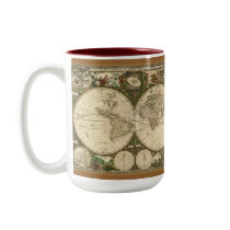 Ancient Map Series mugs