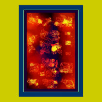 Ancient Mayan Glyphs posters