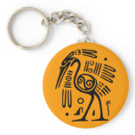 Ancient Mexican Motif Key Chain