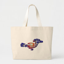 Ancient Mexico Design Road Runner bags