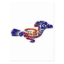 Ancient Mexico Design Road Runner postcards