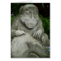 ANCIENT MONKEY SCULPTURE cards by bonnievoyage ANCIENT MONKEY SCULPTURE cards