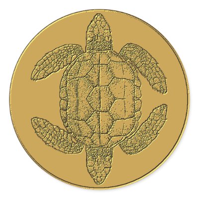 Ancient Order of the Two-Headed Turtles Sticker by abeyer