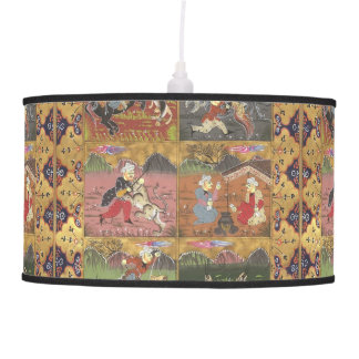 ANCIENT PERSIAN ART PENDANT LAMP