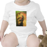 ancient persian horse head baby bodysuits