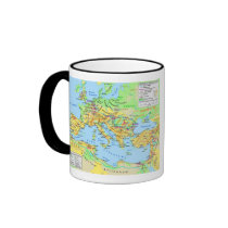 Ancient Roman Empire Map Coffee Mug