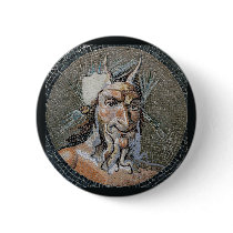 Ancient Roman Pan Mosaic buttons by ShovelTest Ancient Roman Pan Mosaic buttons