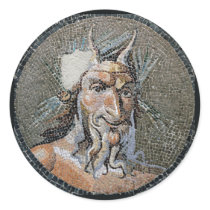 Ancient Roman Pan Mosaic stickers