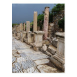 Ancient Roman road in the city of Ephesus, Turkey Postcard