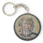 Ancient Roman Satyr Mosaic Keychains