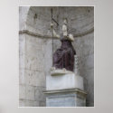 Ancient Roman Statue in Italy posters
