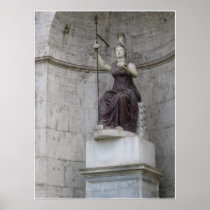 Ancient Roman Statue in Italy Posters