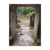Ancient Roman stone doorway in Ephesus, Turkey Postcards