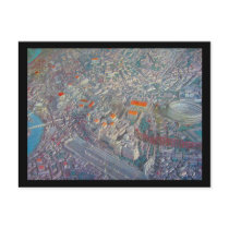 ancient rome aerial postcard