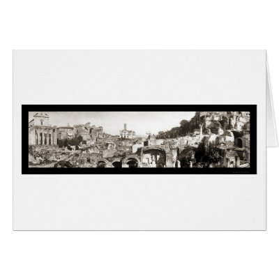 Ancient Rome, Italy Photo 1909 Greeting Card by lc_panoramicphotos