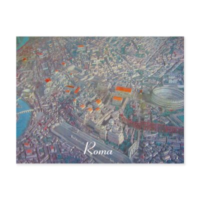 ancient rome postcard by cardart