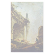 Ancient Ruins By Robert Hubert Personalized Stationery