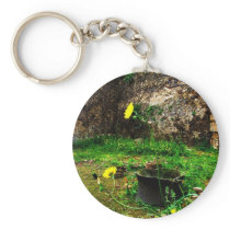 Ancient ruins of Pompeii Keychain