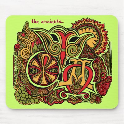 ancient signs - Customized Mouse Mat by completelove